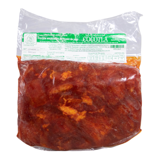 [89262] Trocitos de pavo enchilado 500g (Cocotla)