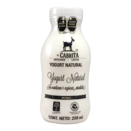 [7503009134026] Yogurt cabra natural 250 ml (La Cabrita)