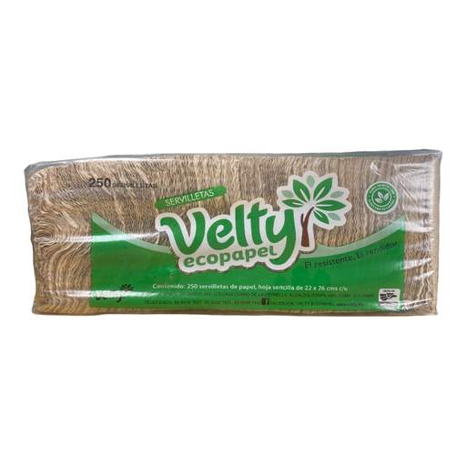 [7502285240056] Servilletas 250 Piezas Velty
