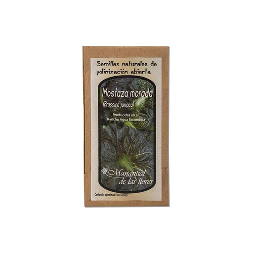 [7503020898174] Semilla de mostaza morada (Manantial de las flores)