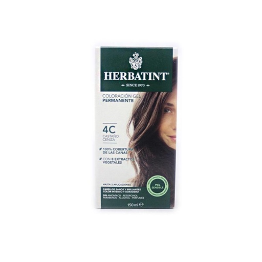 [8016744806039] Tinte herbal castaño ceniza 4c 135 ml (Herbatint)