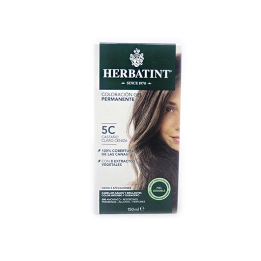 [8016744806046] Tinte herbal castaño claro cenizo 5c 135 ml (Herbatint)