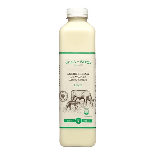 [7503008497801] Leche Entera de Vaca 1L (Villa de Patos)