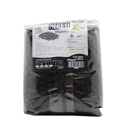 [0723707895723] Ajonjolí Negro 500g Org (La Cocina Verde)