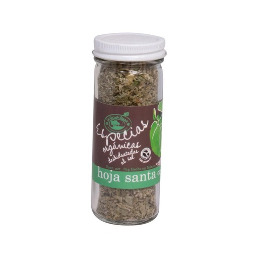 [0723707896478] Especia hoja santa con sal 75 gr organico (La Cocina Verde)