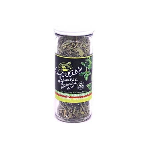 [0723707896485] Especia romero albahaca y tomillo 25g (La Cocina Verde)