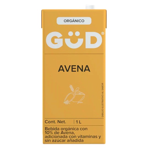 [7501639309814] Bebida de avena sin azúcar 1 LT (GUD)