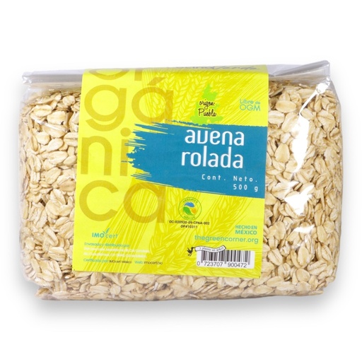 [0723707895815] Avena Rolada Orgánica 500g (La Cocina Verde) 