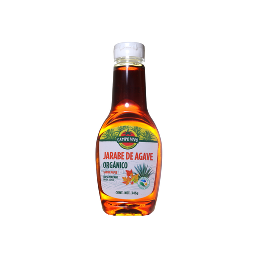 [7502236172023] Jarabe de Agave Sabor Maple 345g (Campo Vivo) 