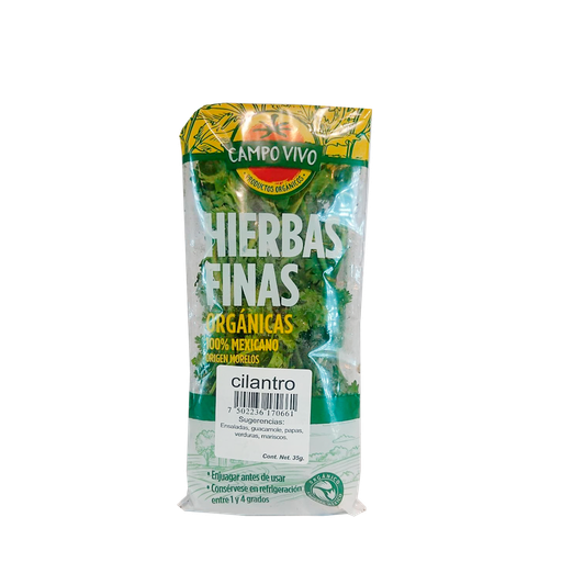 [7502236170661] Cilantro organico 35g (Campo Vivo)