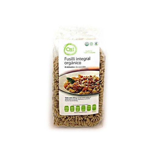 [7500326306303] Pasta Fusilli Integral 454g Ost Gourmet
