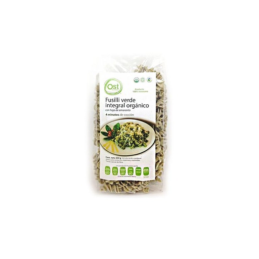 [7500326306310] Pasta Fusilli Verde 454g Ost Gourmet