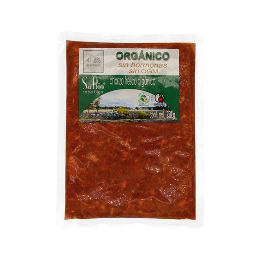 [7503017580044] Chorizo fresco 250gr (Sabio)