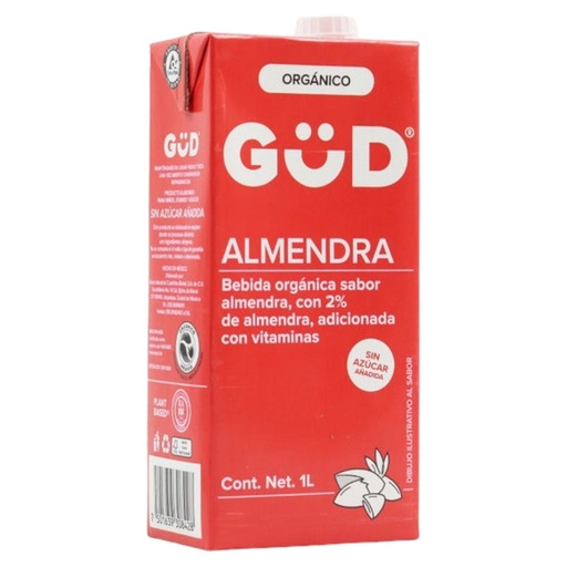 [7501639308428] Bebida de Almendra Sin Azúcar 1L Gud