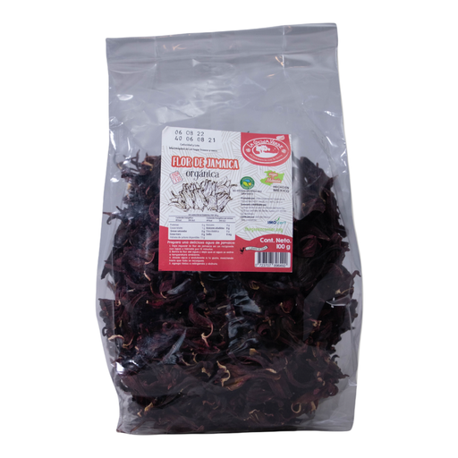 [0723707896492] Flor de jamaica orgánica 100 g (La Cocina Verde)
