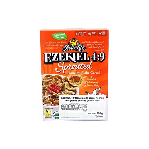 [073472002605] Cereal Original en Hojuelas 397g  (Ezekiel)