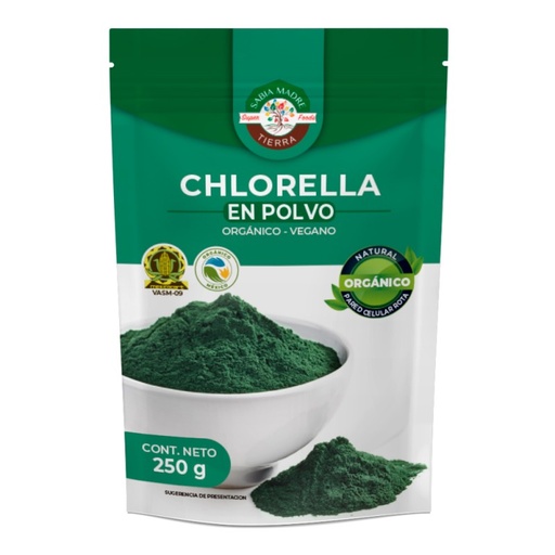 [7503034274766] Chlorella en polvo 250 g  (Sabia madre tierra)