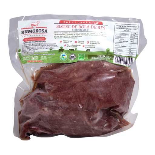 [90311055] Bistec de bola de Res 500g (La Rumorosa)