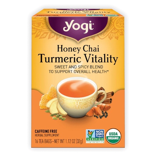 [076950206489] Te Chai Tumeric Vitality 32g 16pz (Yogi)
