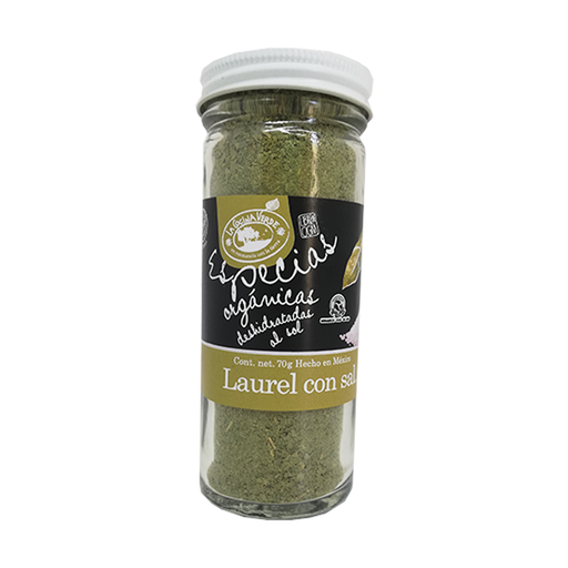 [0723707896393] Especia laurel con sal 70 g organico (La Cocina Verde)