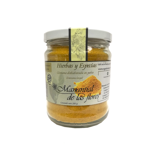 [7503022585843] Curcuma deshidratada en polvo 200g (Manantial)