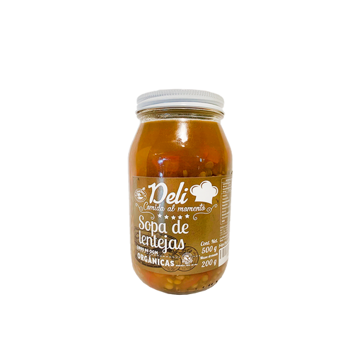 [99684] Sopa de lentejas org.  500 ml (Deli)