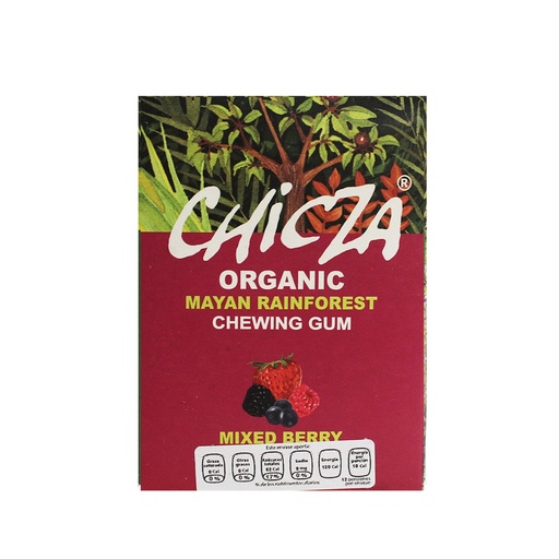 [7503011006090] Goma de mascar sabor moras 30gr 12pzas (Chicza)