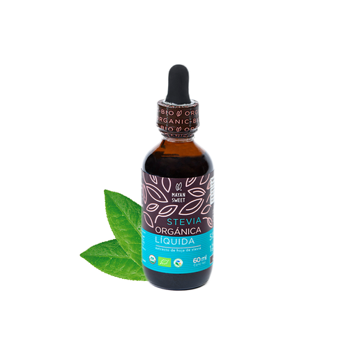 [7503018011189] Stevia organica liquida gotero 60ml   (mayan sweet)