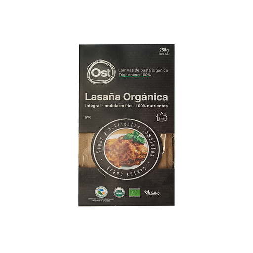 [7500462187590] Laminas de pasta para lasana 250 g (Ost Gourmet)
