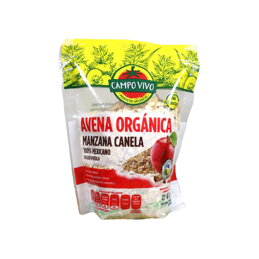 [7502236173143] Avena  con manzana y canela 400g (Campo Vivo)