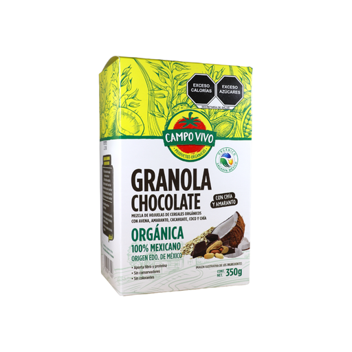 [7502236173426] Granola organica chocolate 350 g (Campo Vivo)