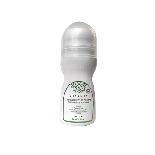 [767870862090] Desodorante Cristal Roll On 90 ml (Vital Green)