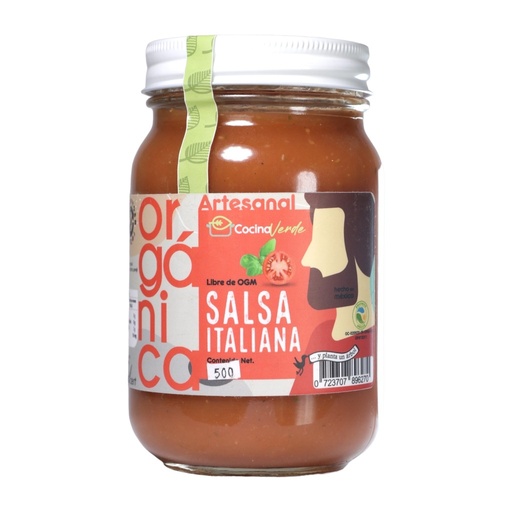 [0723707898359] Salsa italiana org 500g (La Cocina Verde)