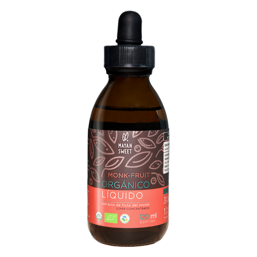 [7503018011226] Fruto del monje liquido orgánico (Mayan Sweet) 120ml