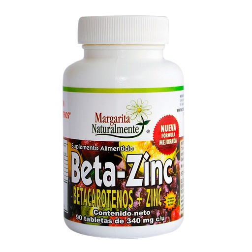 [7503003101055] Beta-zinc 90 tabletas (Margarita Naturalmente)