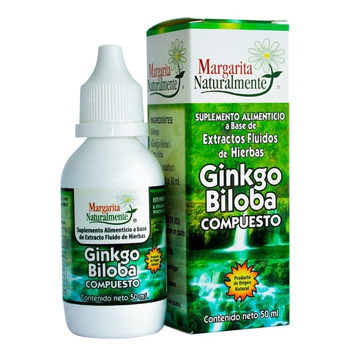 [7503003101130] Ginkgo Biloba Compuesto Gotero 50ml (Margarita Naturalmente)