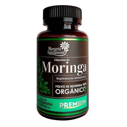 [7503015365124] Moringa organica 100 capsulas (Margarita Naturalmente)