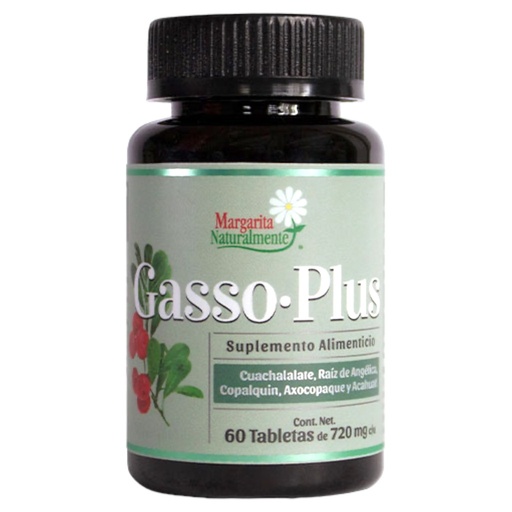 [7503015365544] Gasso-plus 60 tab (Margarita Naturalmente)