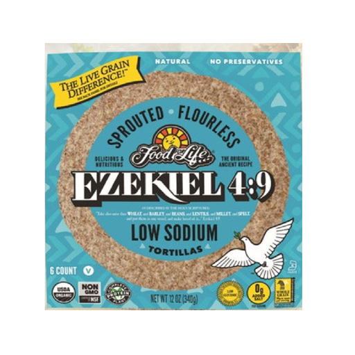 [73472002032] Tortilla cereales germinados 0% sodio 340 g (Ezekiel)