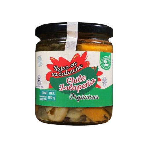 [0723707900328] Rajas en escabeche 500g org (La Cocina Verde)