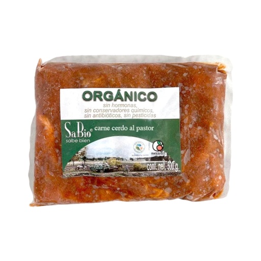 [7503017580655] Carne al pastor organica 500g (sabio)