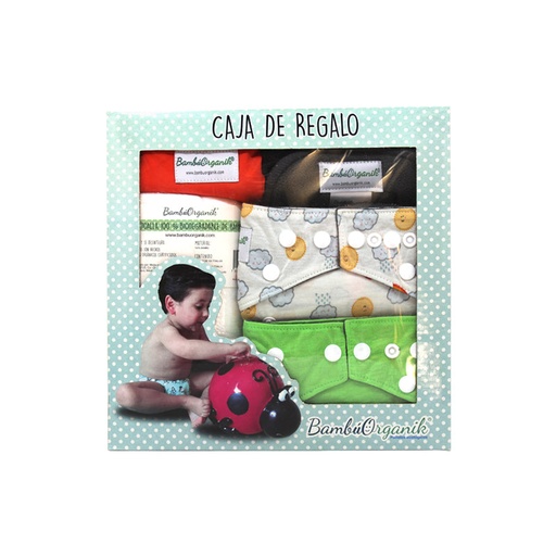 [7500462609382] Caja de regalo pañal infantil (Bambu Organik)
