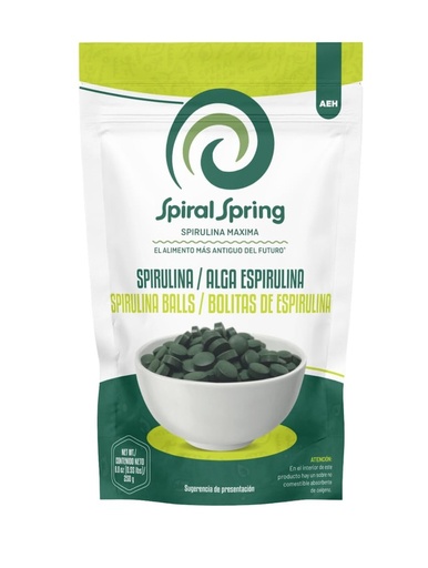 [7503001797106] Espirulina 500pz 250g (Spiral Spring)