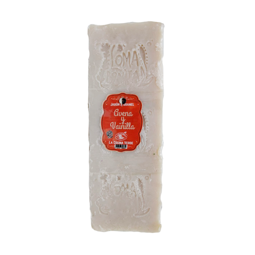 [0723707896935] Jabon de avena con vainilla kg (La Cocina Verde)