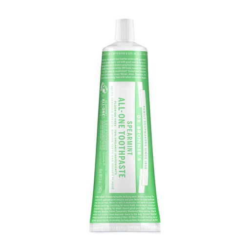 [018787500828] Pasta Dental Hierbabuena 140G (Dr Bronners)