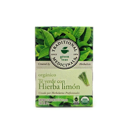 [032917001016] Te Verde con Hierba Limon 24 G (Traditional medicinals)