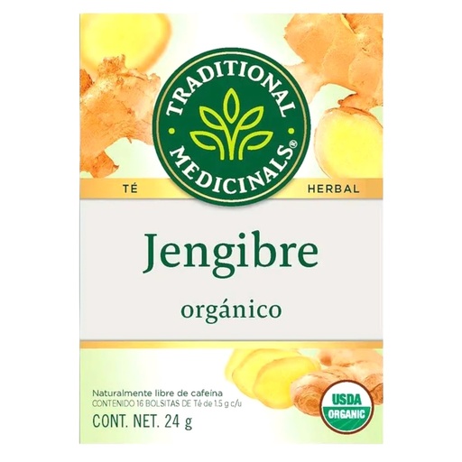 [032917001641] Te Organico de Jengibre 24g (Traditional medicinals)