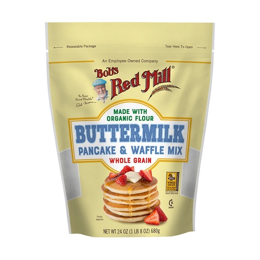 [039978118806] Harina Buttermilk para Hotcakes y Waffles 680 g (Bobs Red Mill)