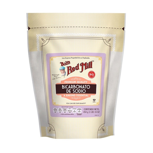 [039978403919] Bicarbonato de sodio 453 gr (Bob ’s Red Mill)