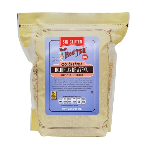 [039978633767] Avena rolada de rápida cocción Gluten Free 794g (Bob ’s Red Mill)